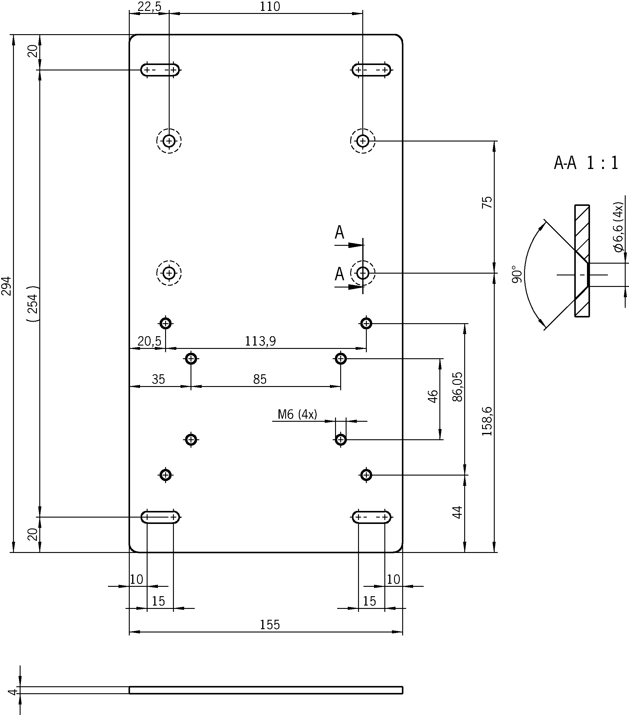 Rozměrové výkresy