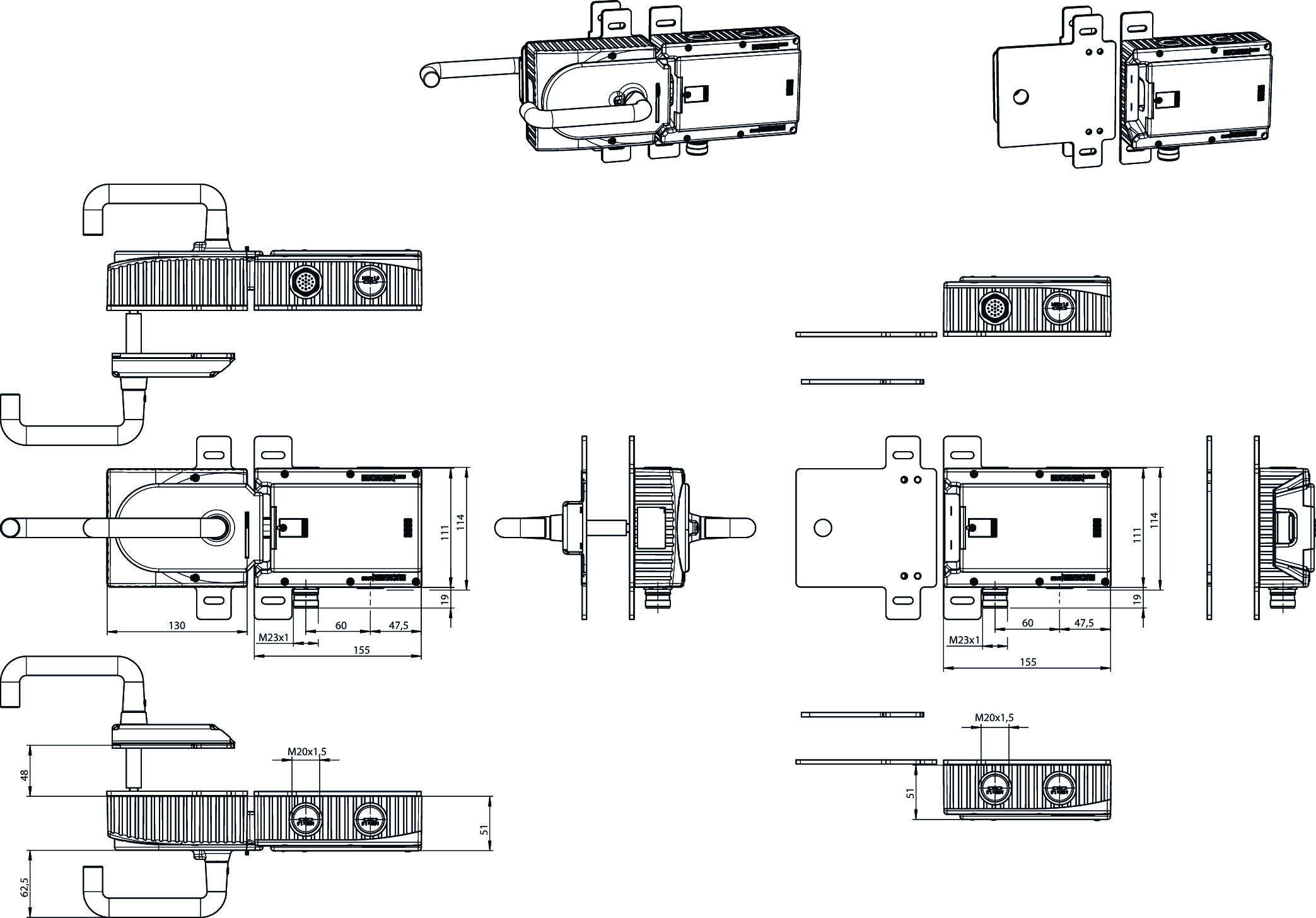 Dimensional drawings