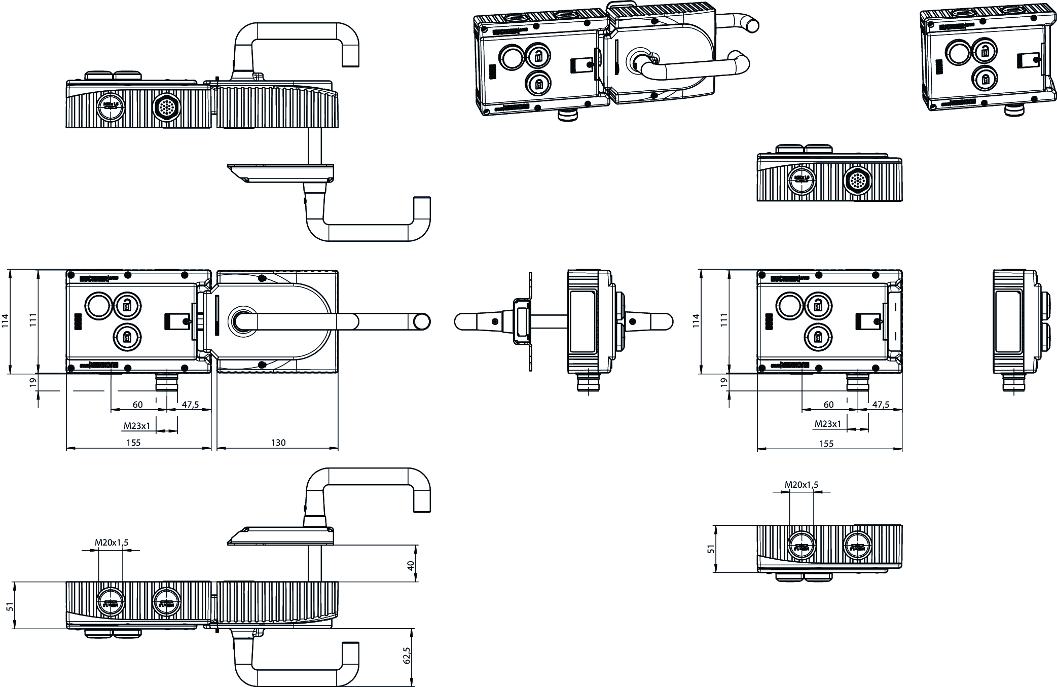Dimensional drawings