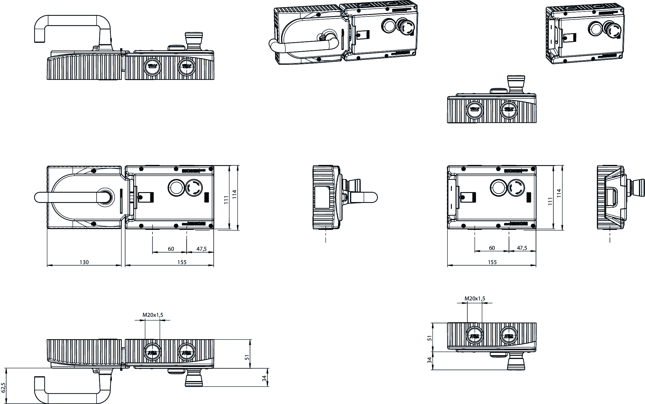 Dimensional drawings