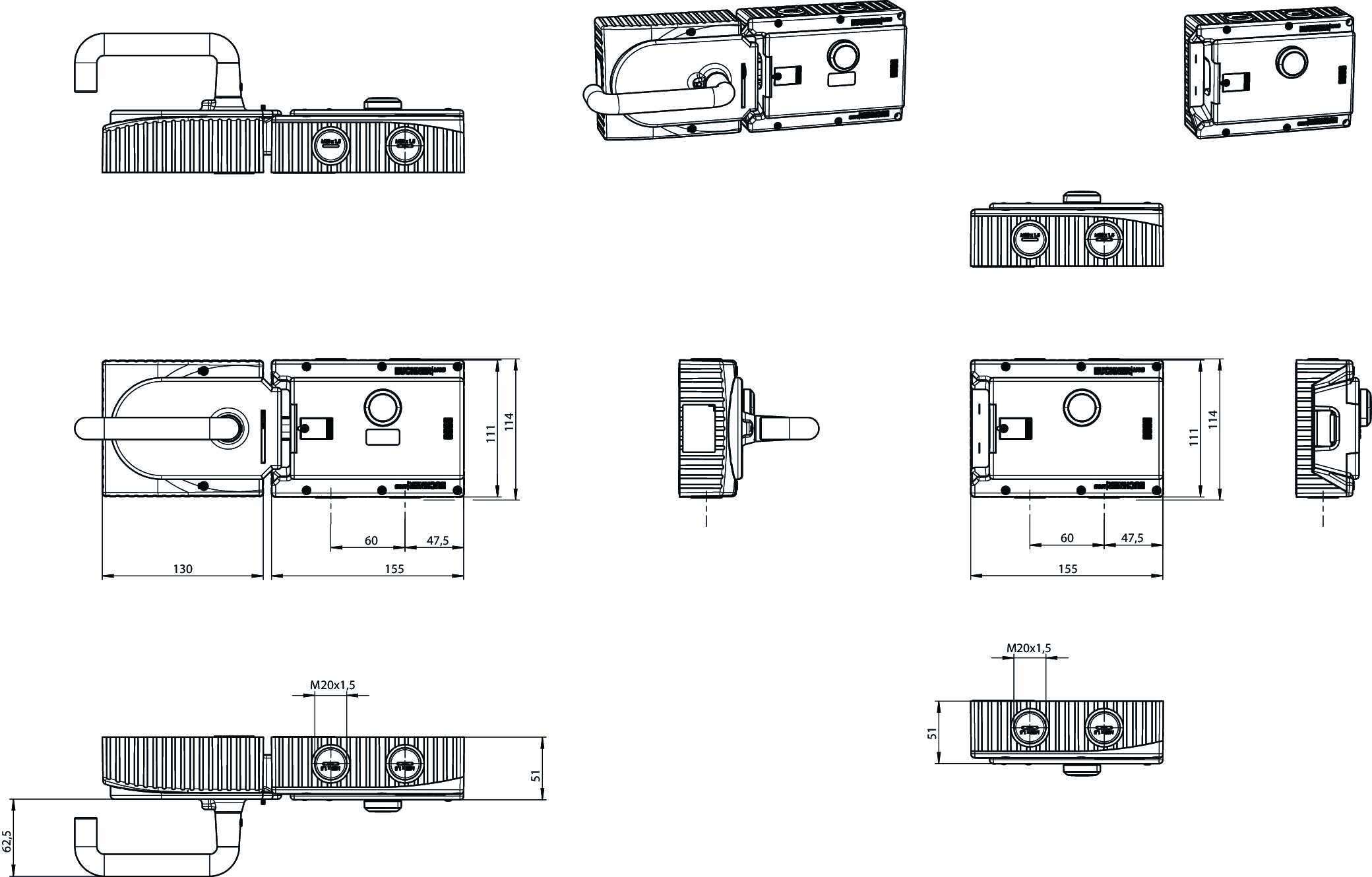 Dimensional drawings