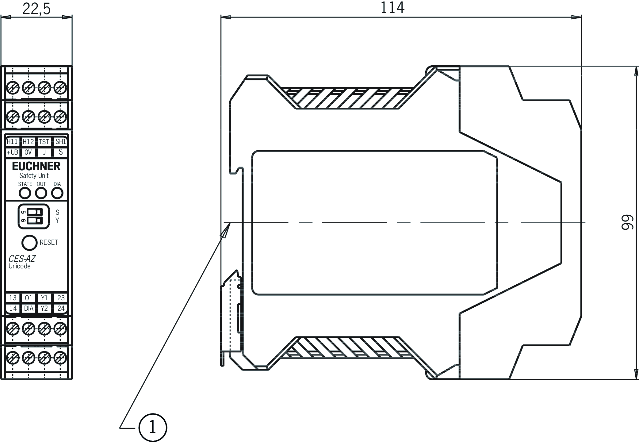 Dimensional drawings