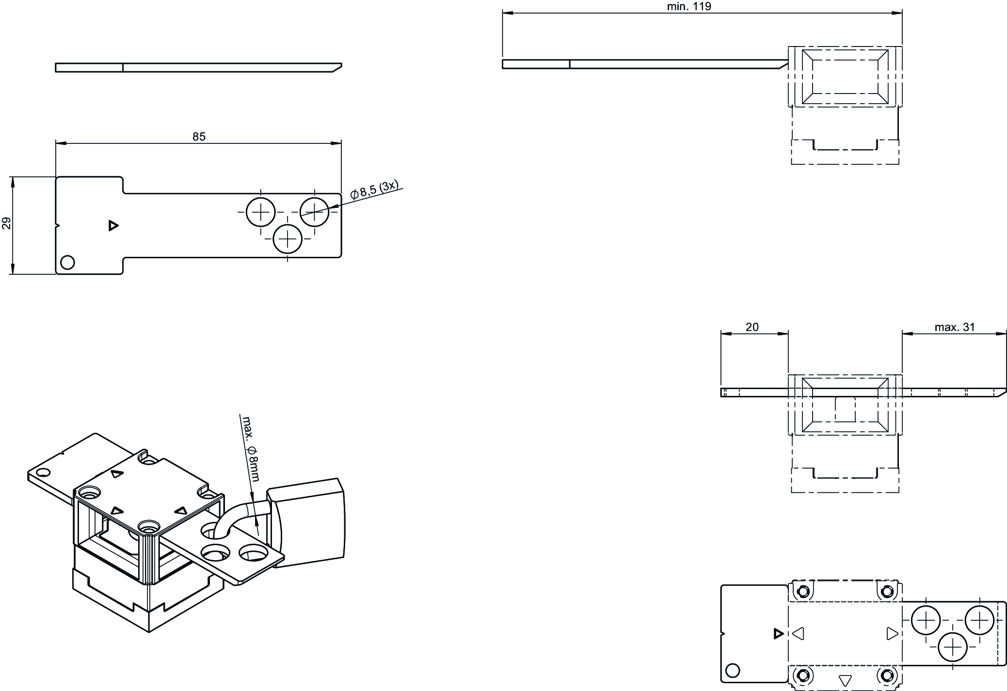 Desenhos dimensionais