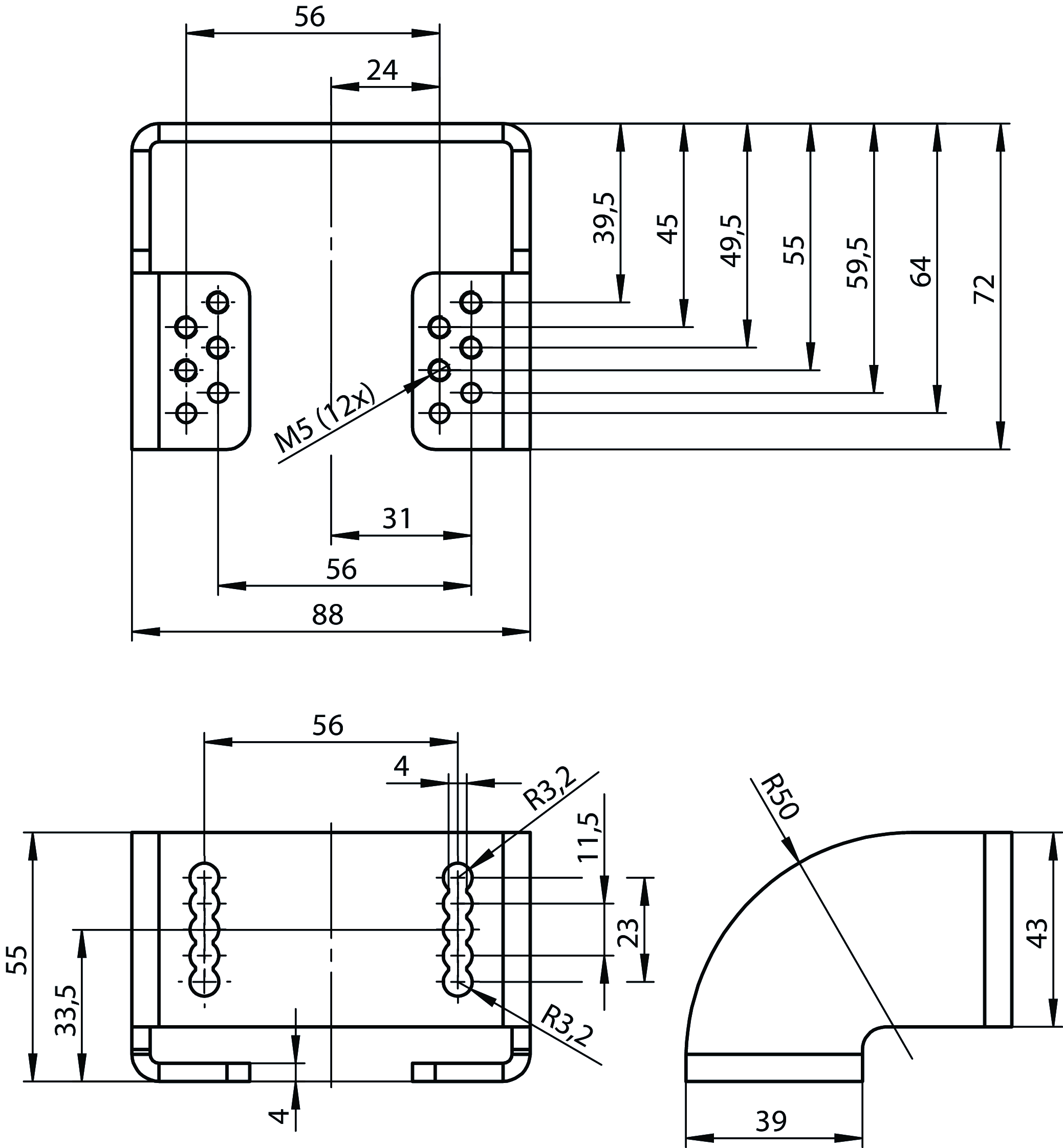 Rozměrové výkresy
