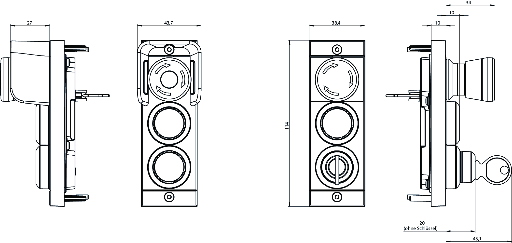 Dimensional drawings