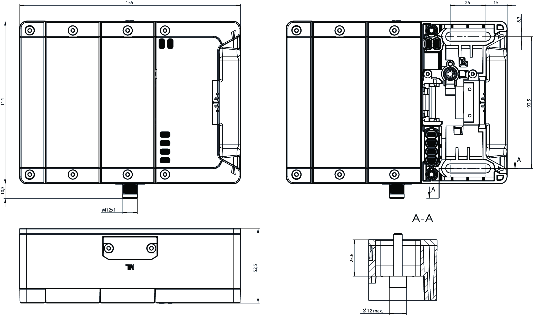 Dimensional drawings