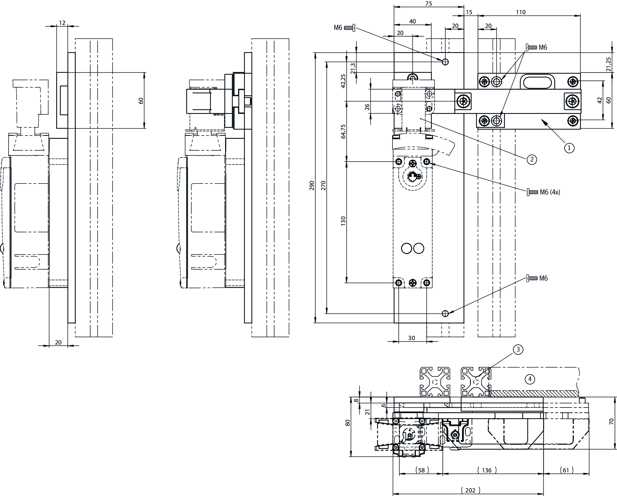 Dimensional drawings