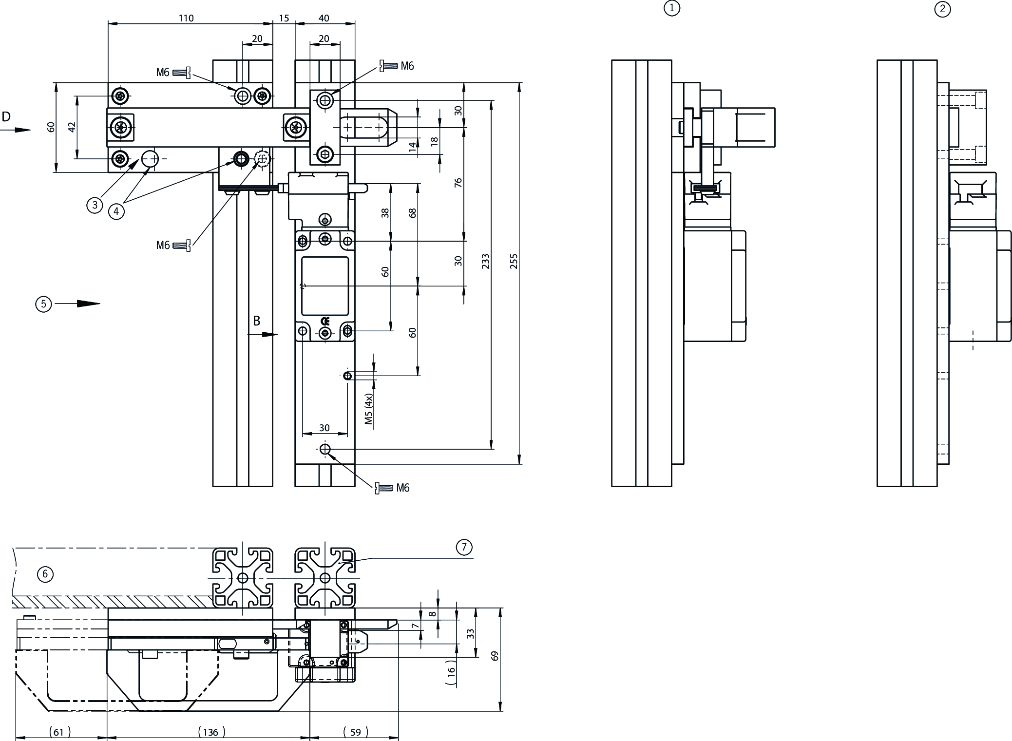 Dimensional drawings