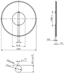 Plano de dimensiones