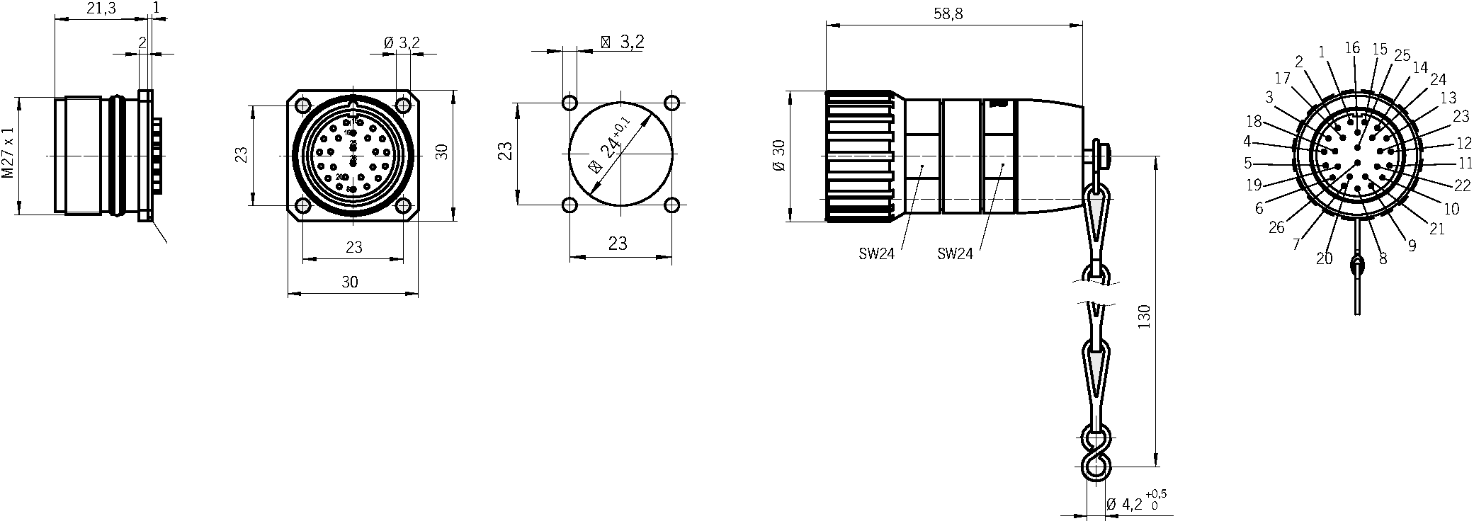 Desenhos dimensionais