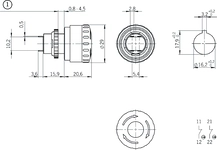 Plano de dimensiones