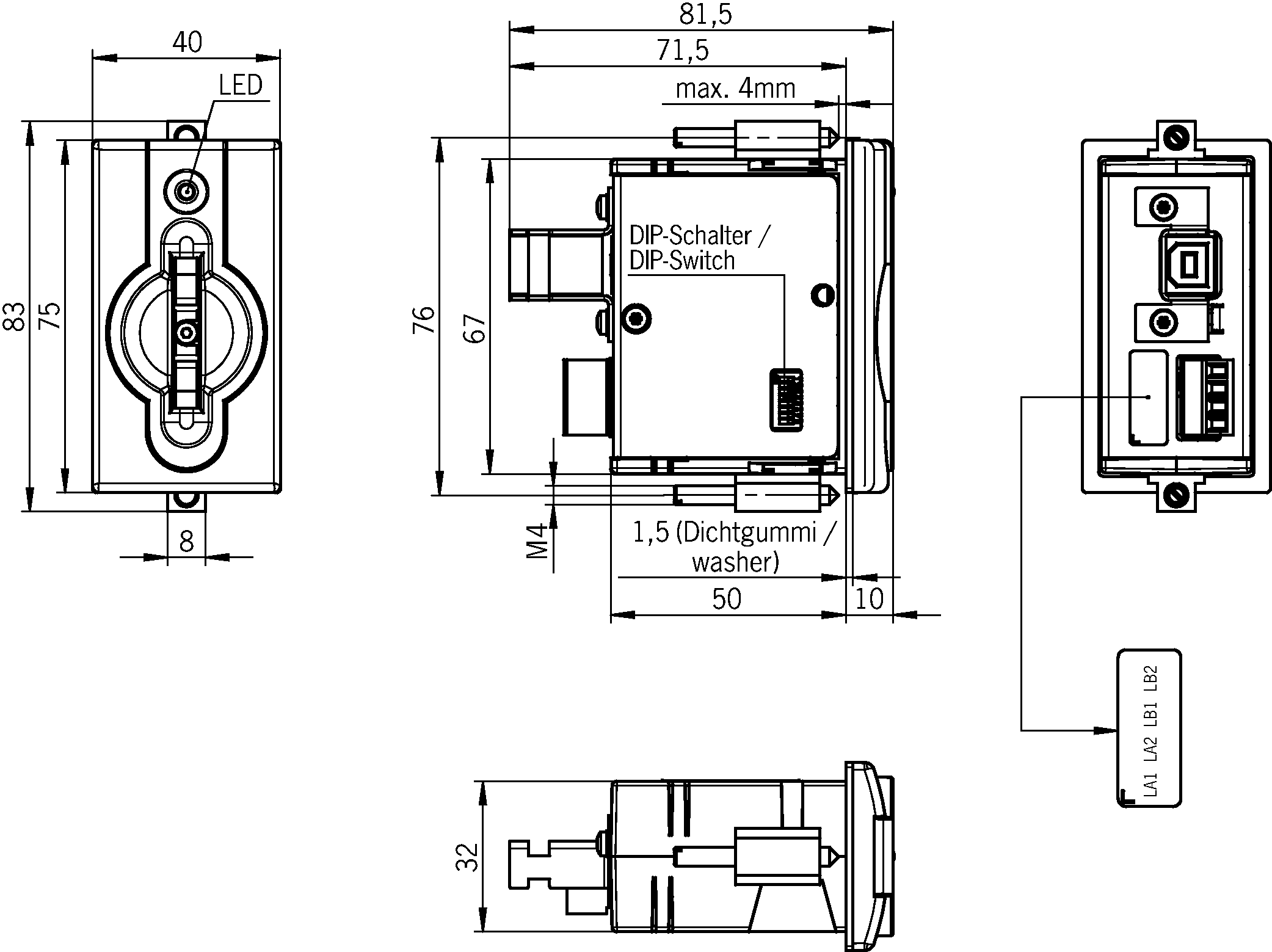 Rozměrové výkresy