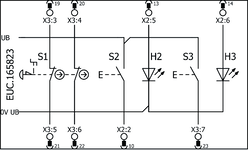 Wiring diagram<br>Wiring diagram for connection to MGB2 Classic