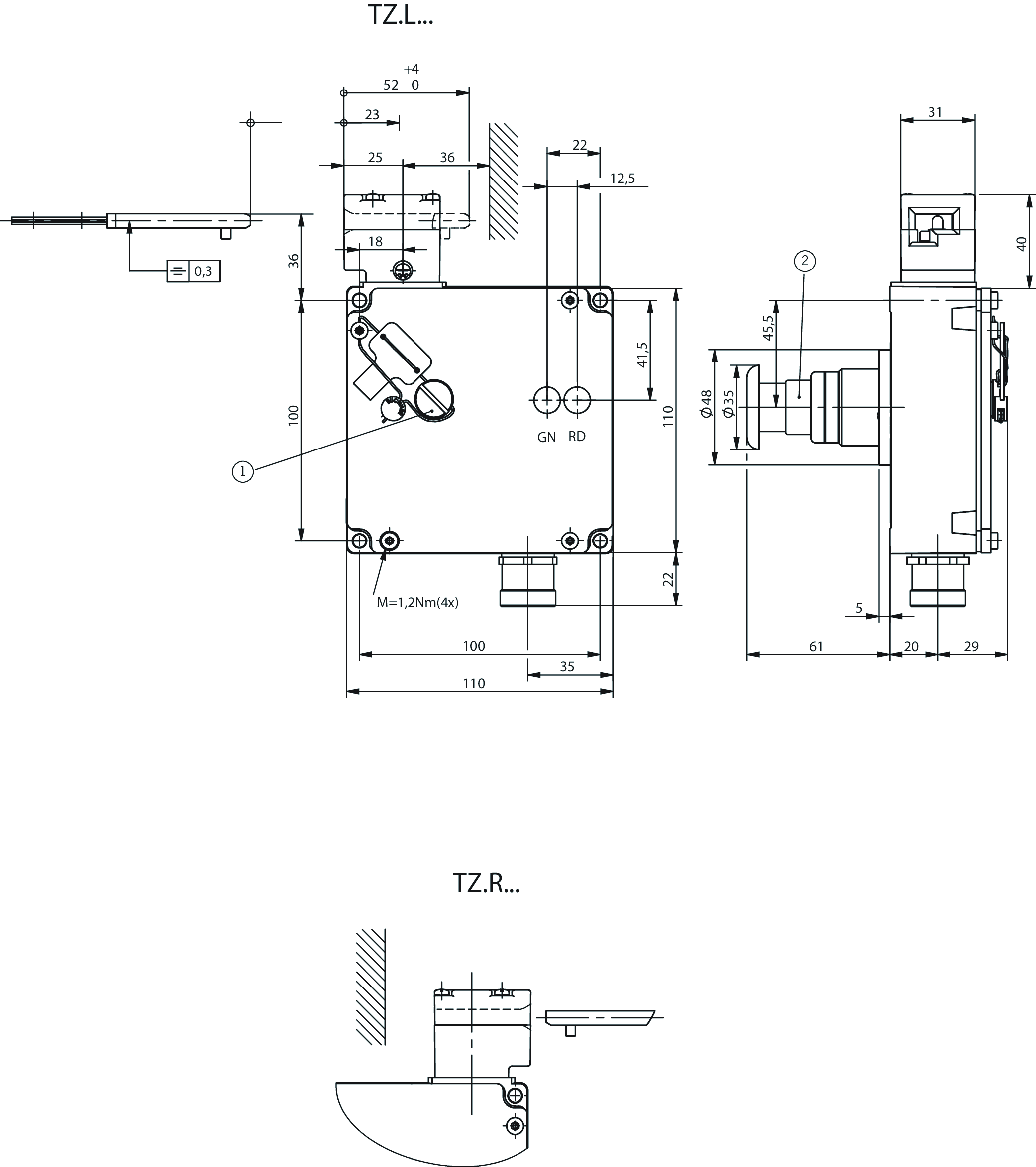 Rozměrové výkresy