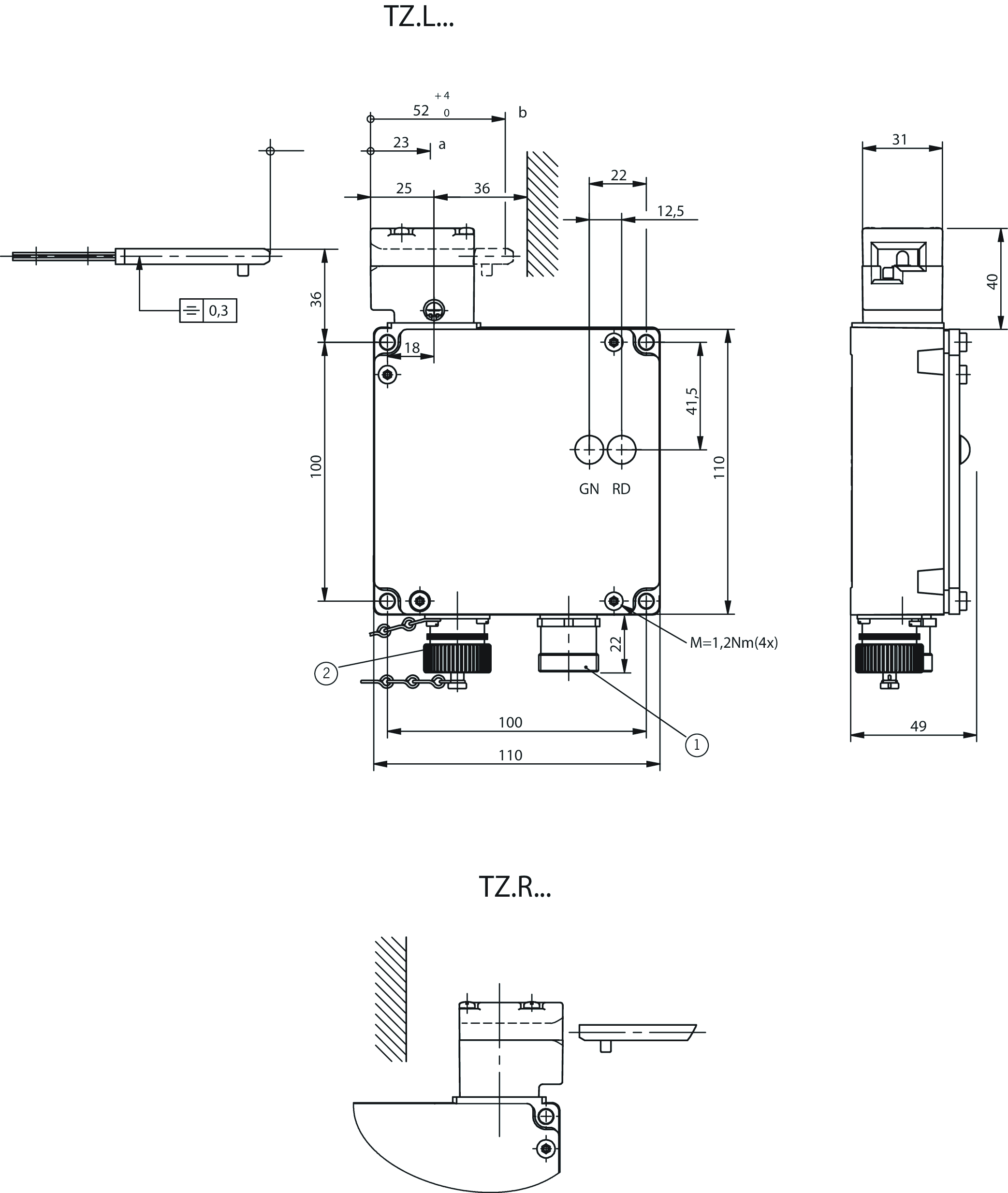 Rozměrové výkresy