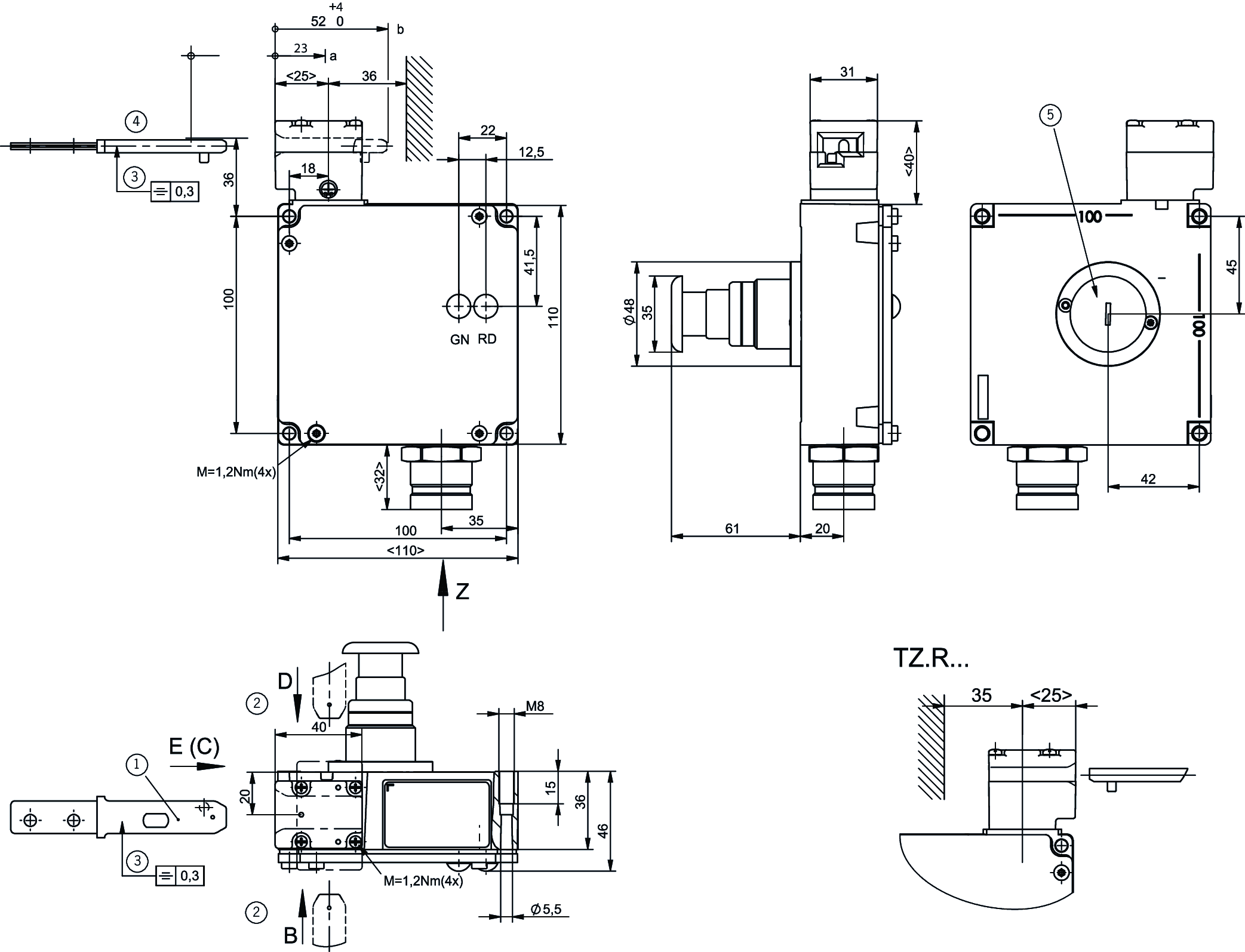 Rozměrové výkresy