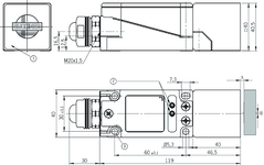 Desenho com dimensões