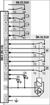 Připojovací schéma SK: 2131H / ÜK: 3131HRC18-C2140
