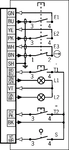 Esquema de conexão 210 com interruptor com chave