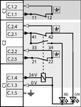 Diagrama de fiação ETX B (C2129)