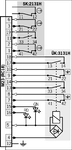 배선도 SK:2131H/&Uuml;K:3131H