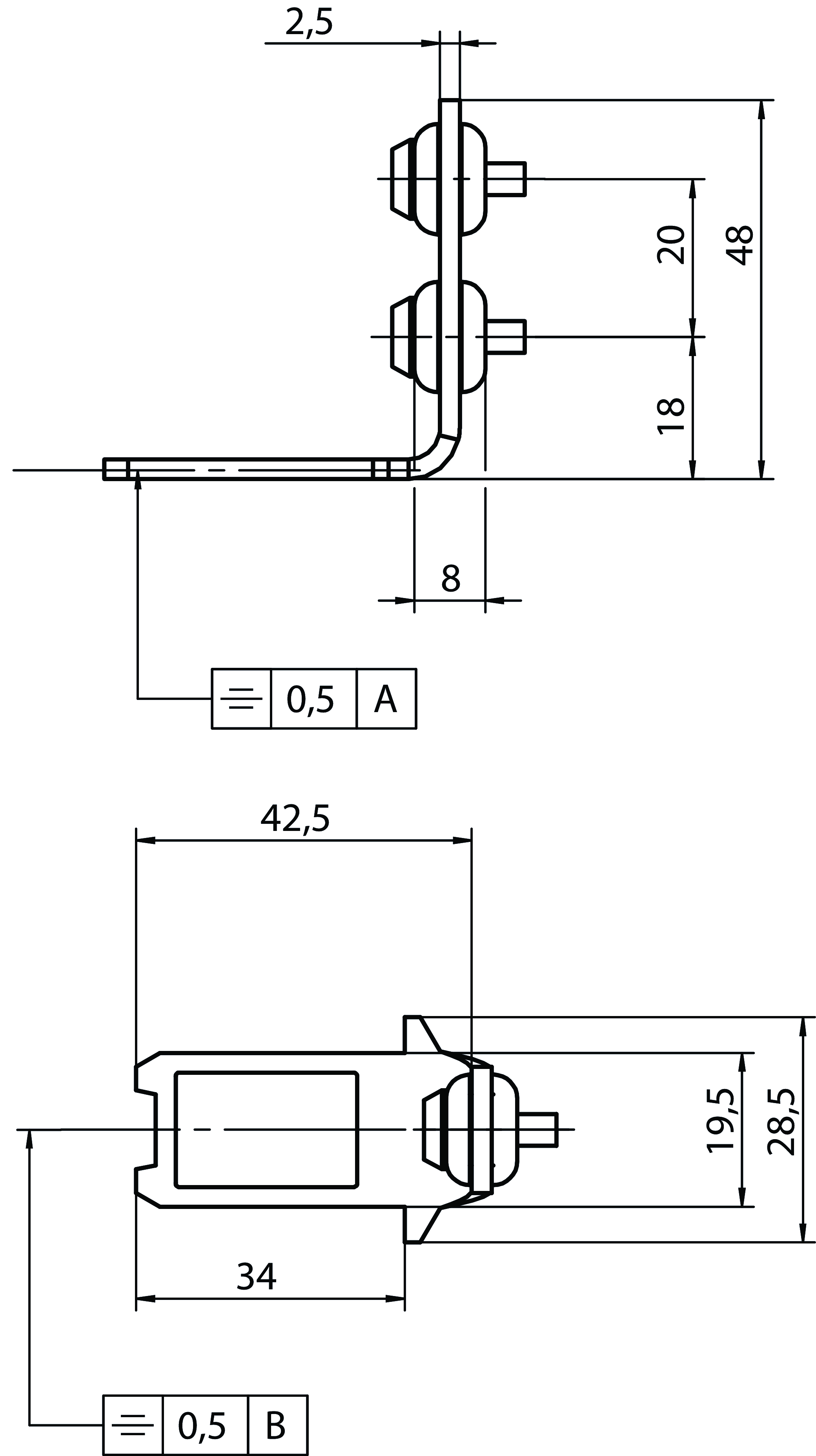Dimensional drawings