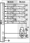 Anschlussplan SK:2121H/ÜK:2121HRC1971