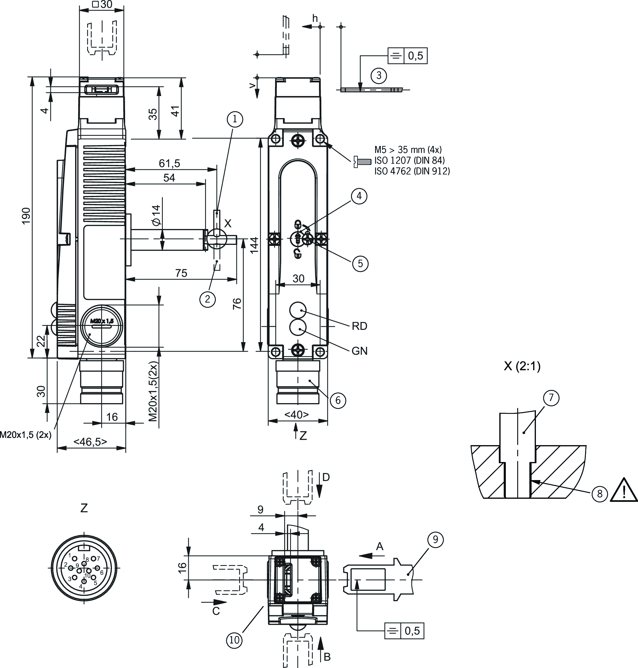 Dimensional drawings