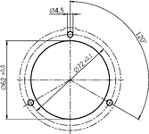 Desenho com dimensões