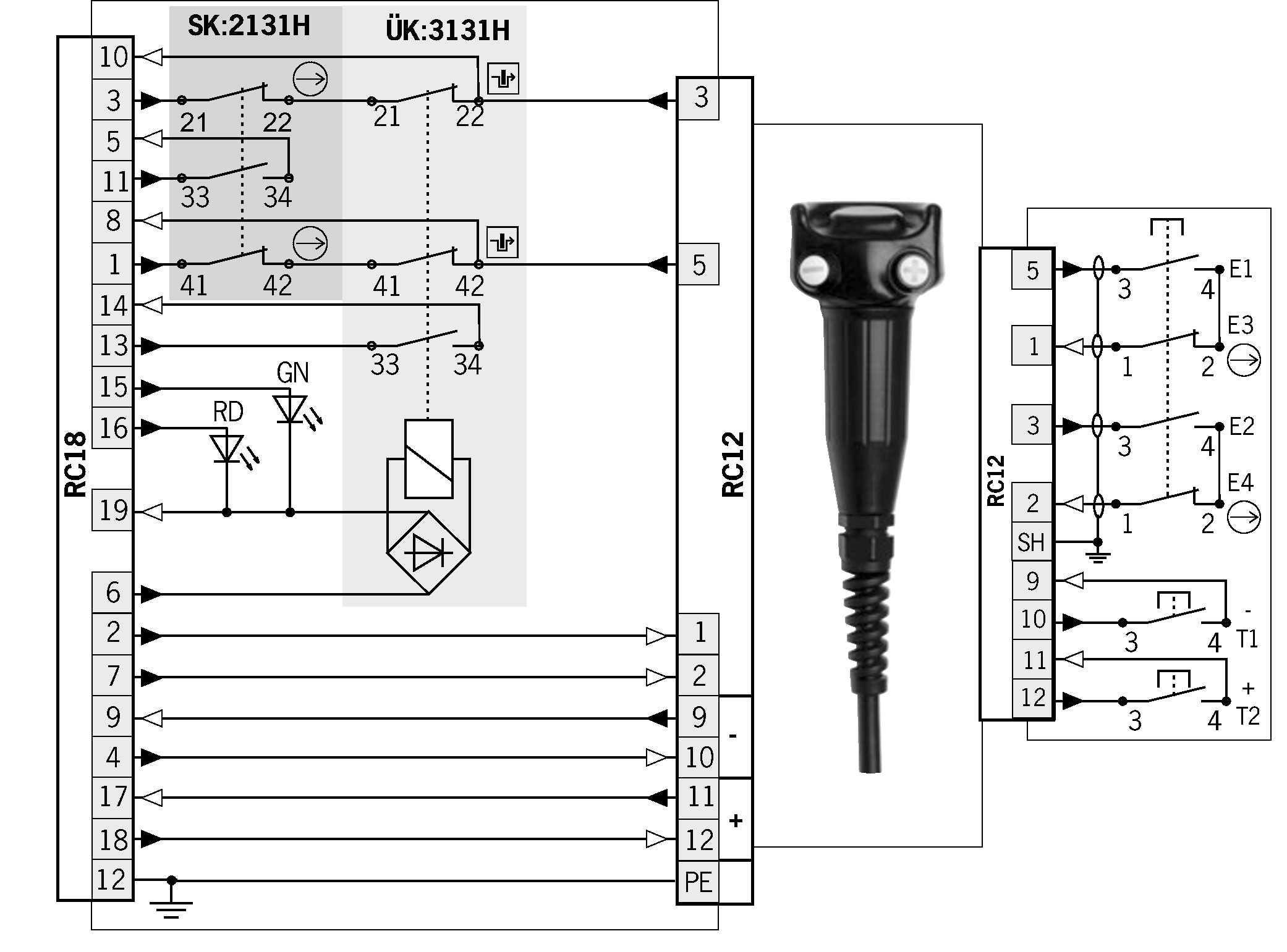 Příklady připojení