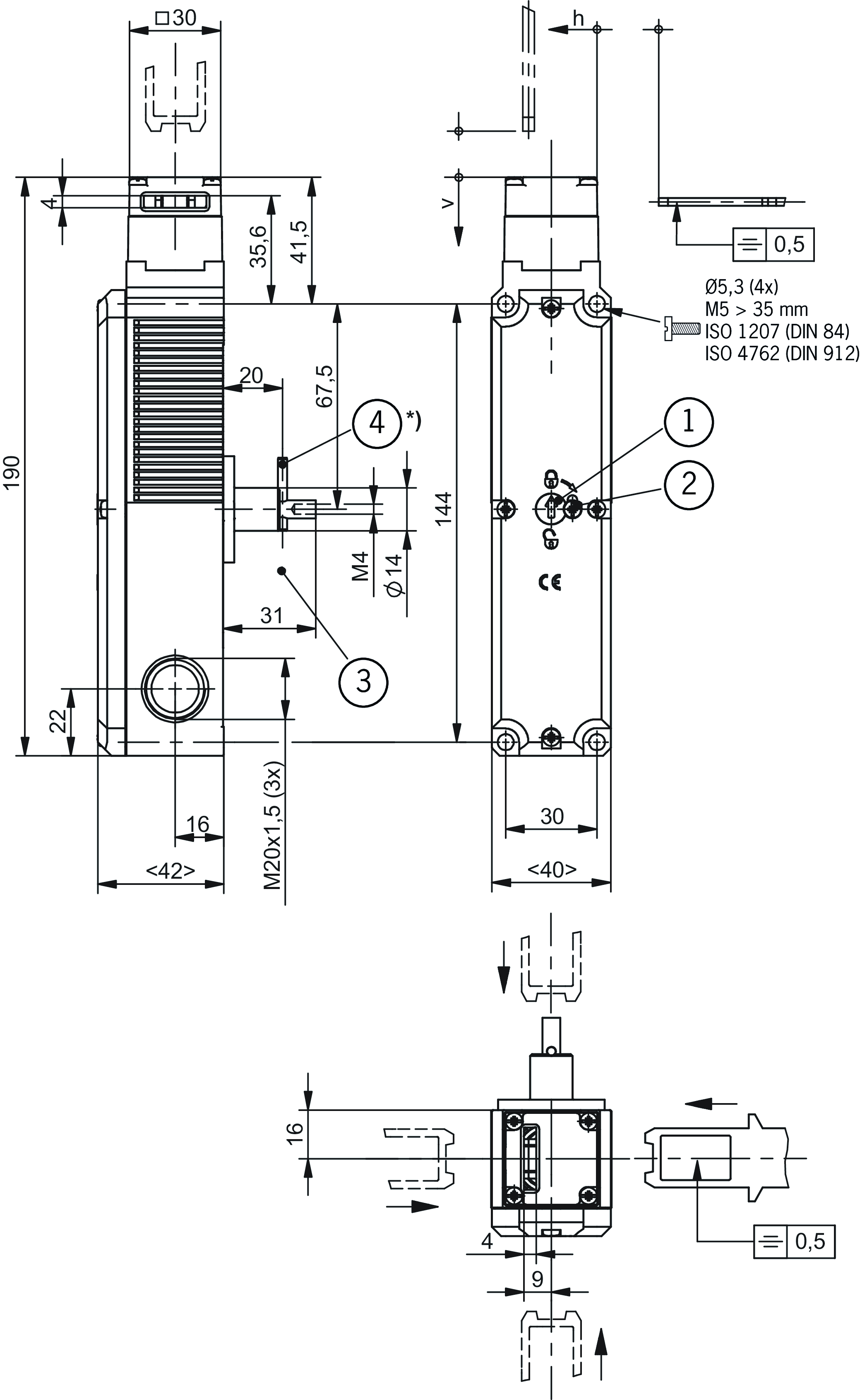 Dimensional drawings