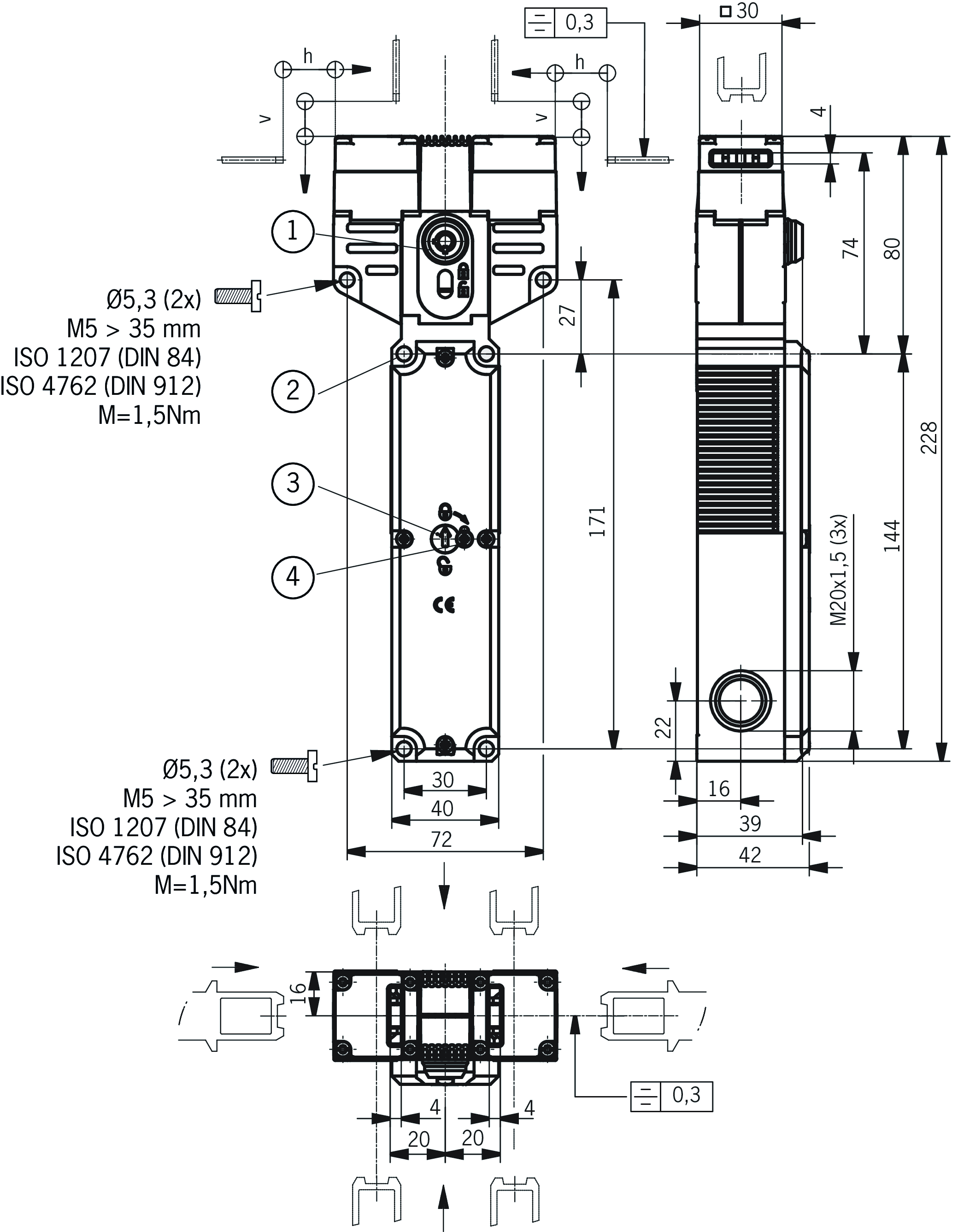Dimensional drawings
