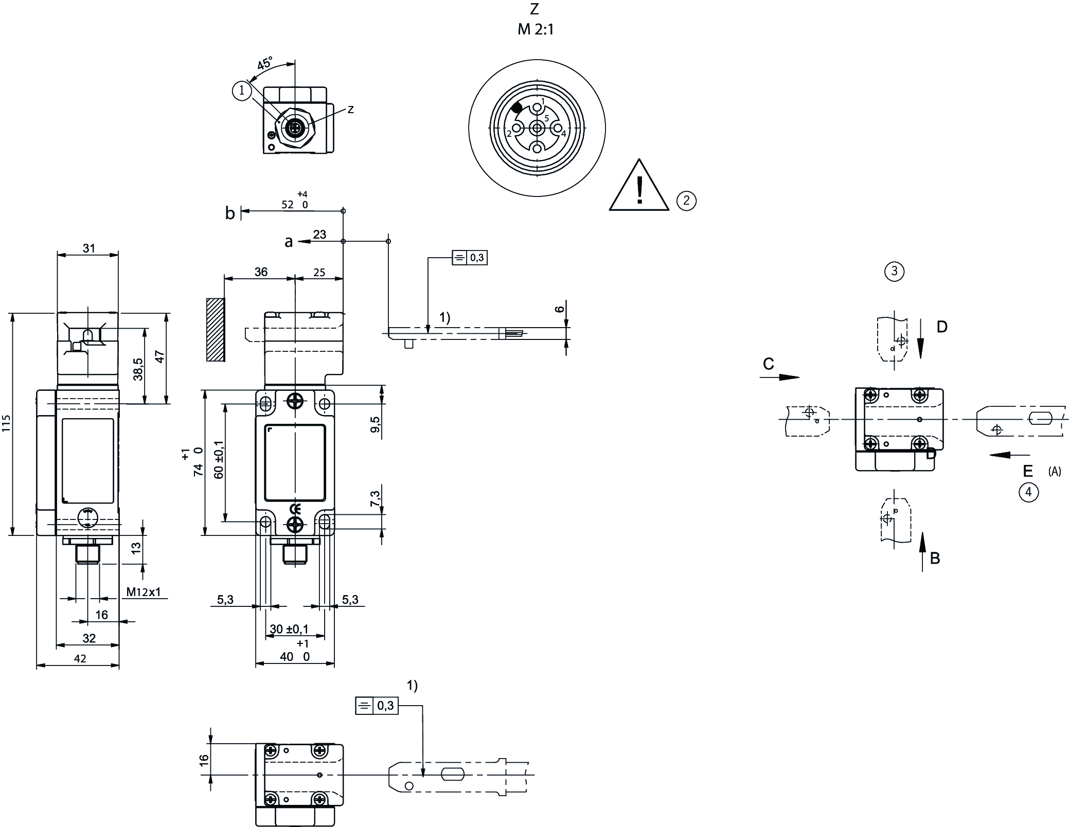Dimensional drawings