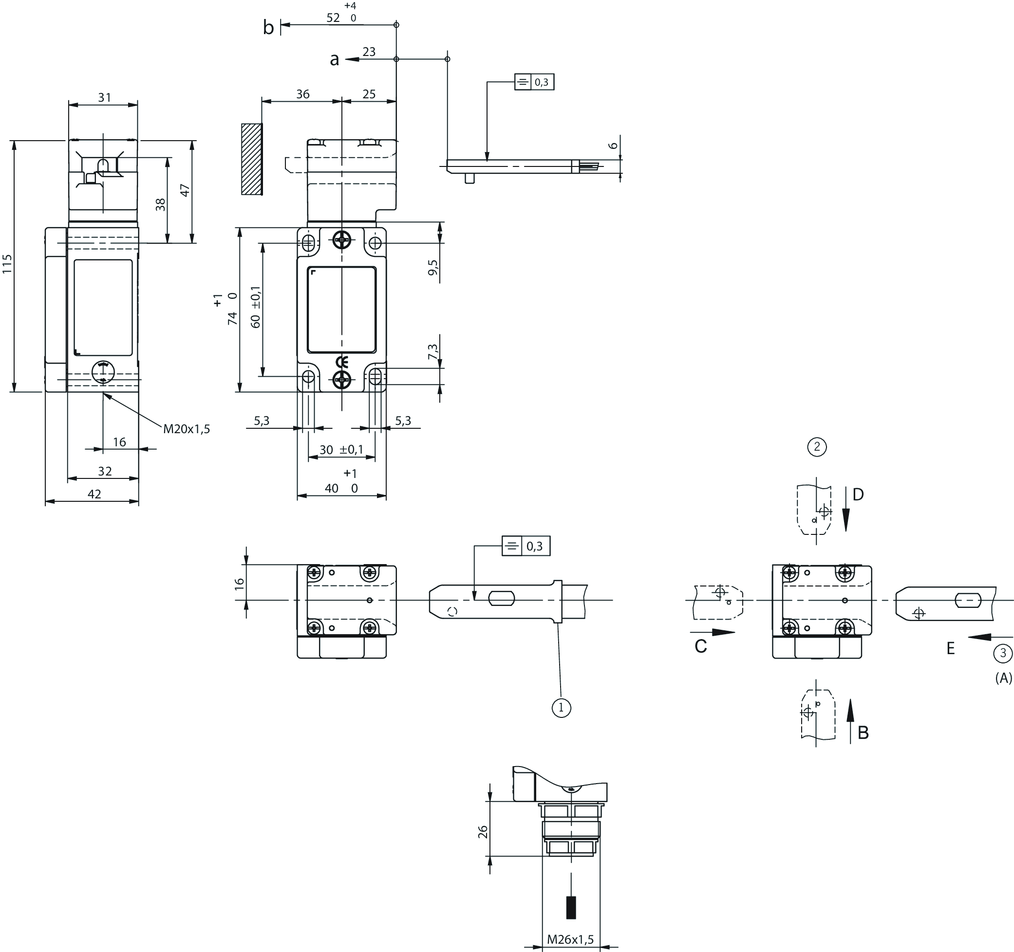 Dimensional drawings