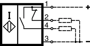 Spínací jednotka DC antivalentní, PNP; 781, l1 = 12 mm; 772, l1 = 16 mm