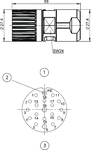 Plano de dimensiones