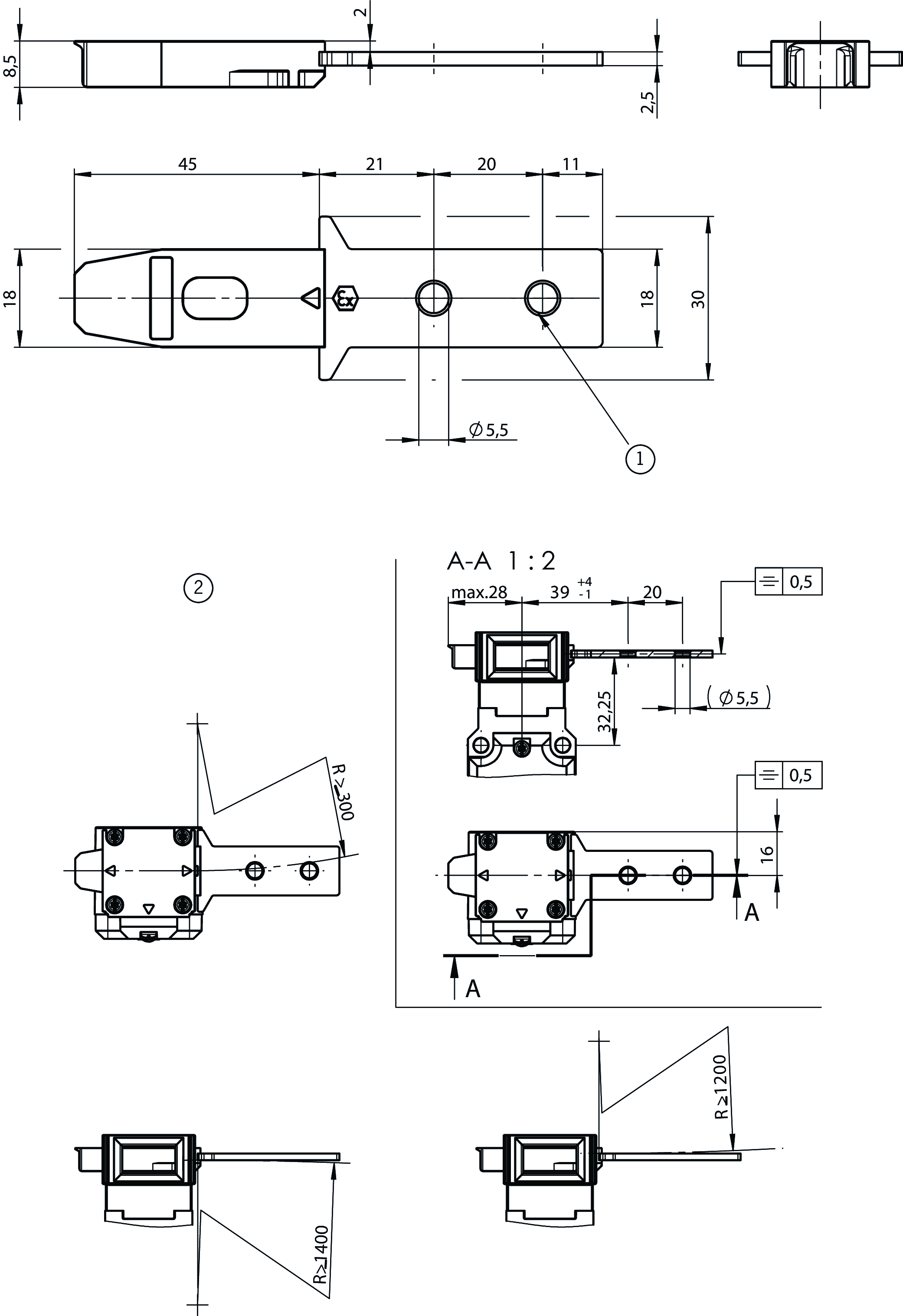 Dimensional drawings