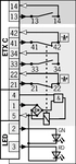 Esquema de conexão ETX CCA/CC 24 V