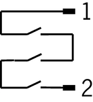 Schéma zapojení CMS-R-BXP… (nesepnuto)