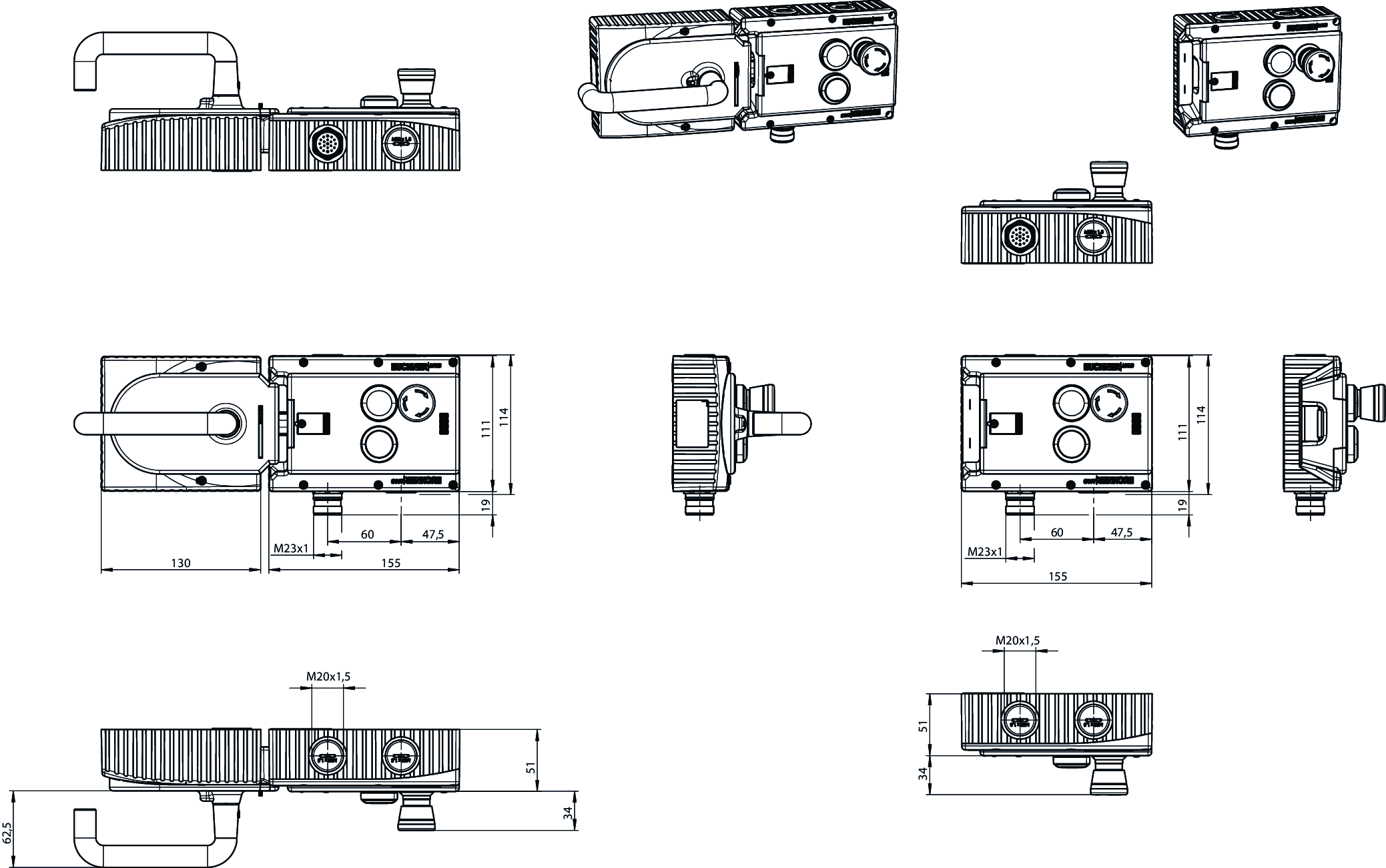 Dimensional drawings
