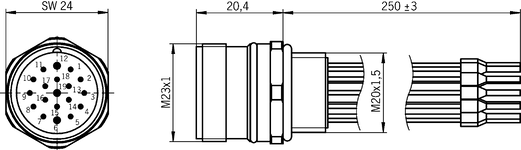 Plano de dimensiones