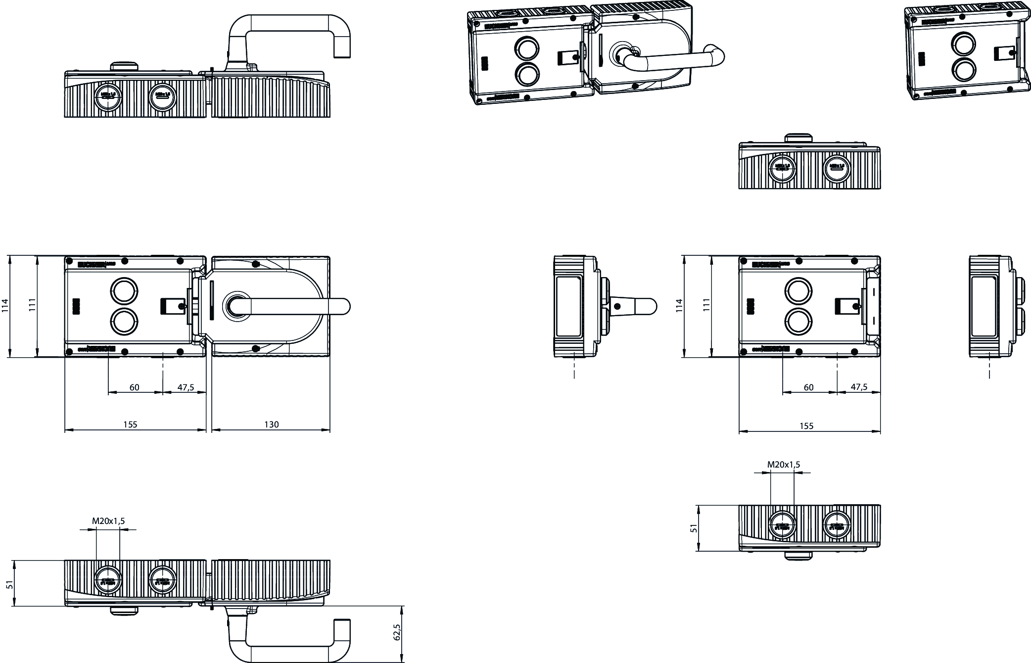 Dimensional drawings