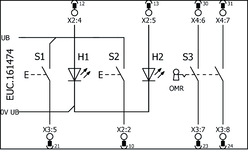 Wiring diagram<br>Wiring diagram for connection to MGB2 Classic