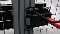 MGB安装，左开门，带逃离解锁装置